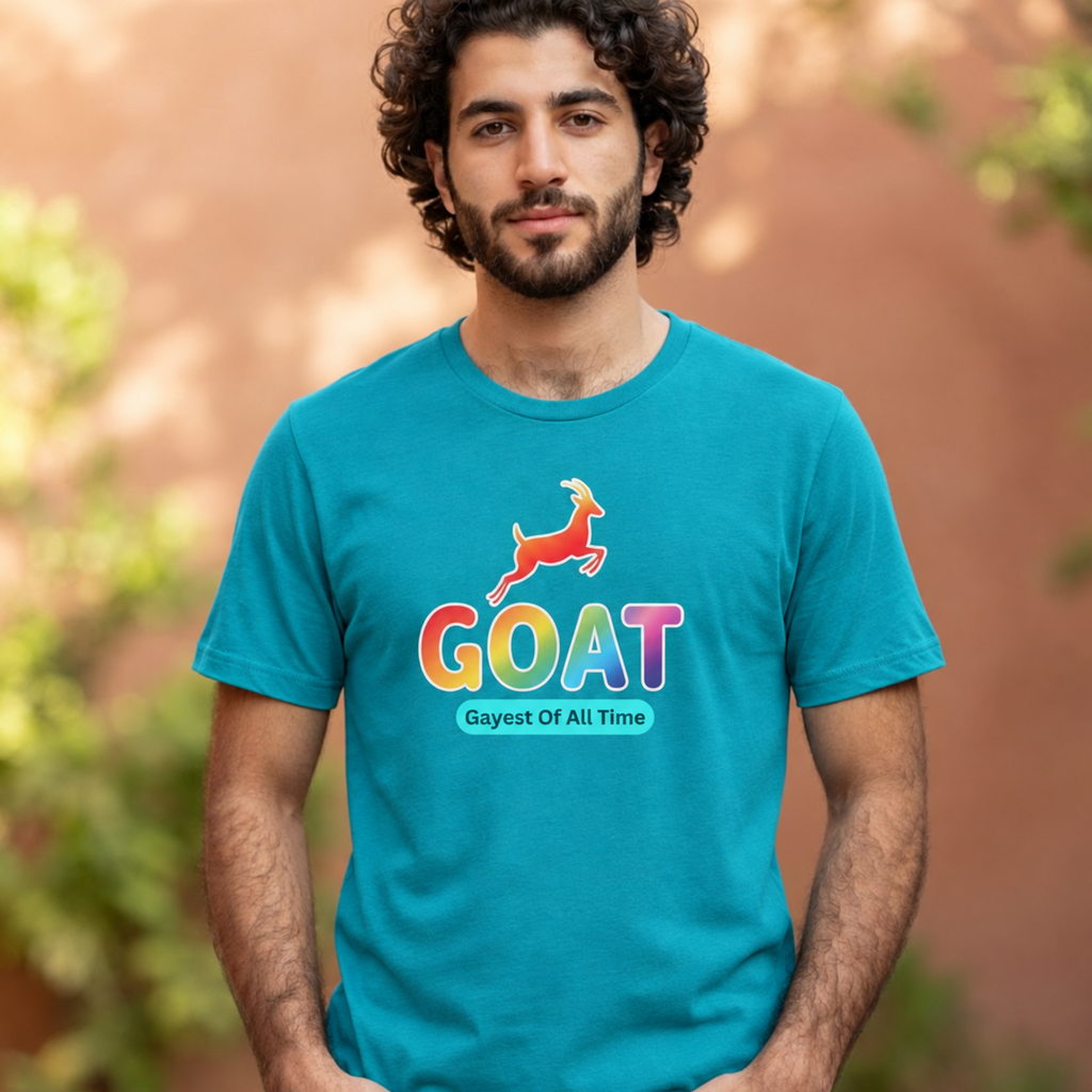 GOAT Unisex T-Shirt 'Gayest of All Time'