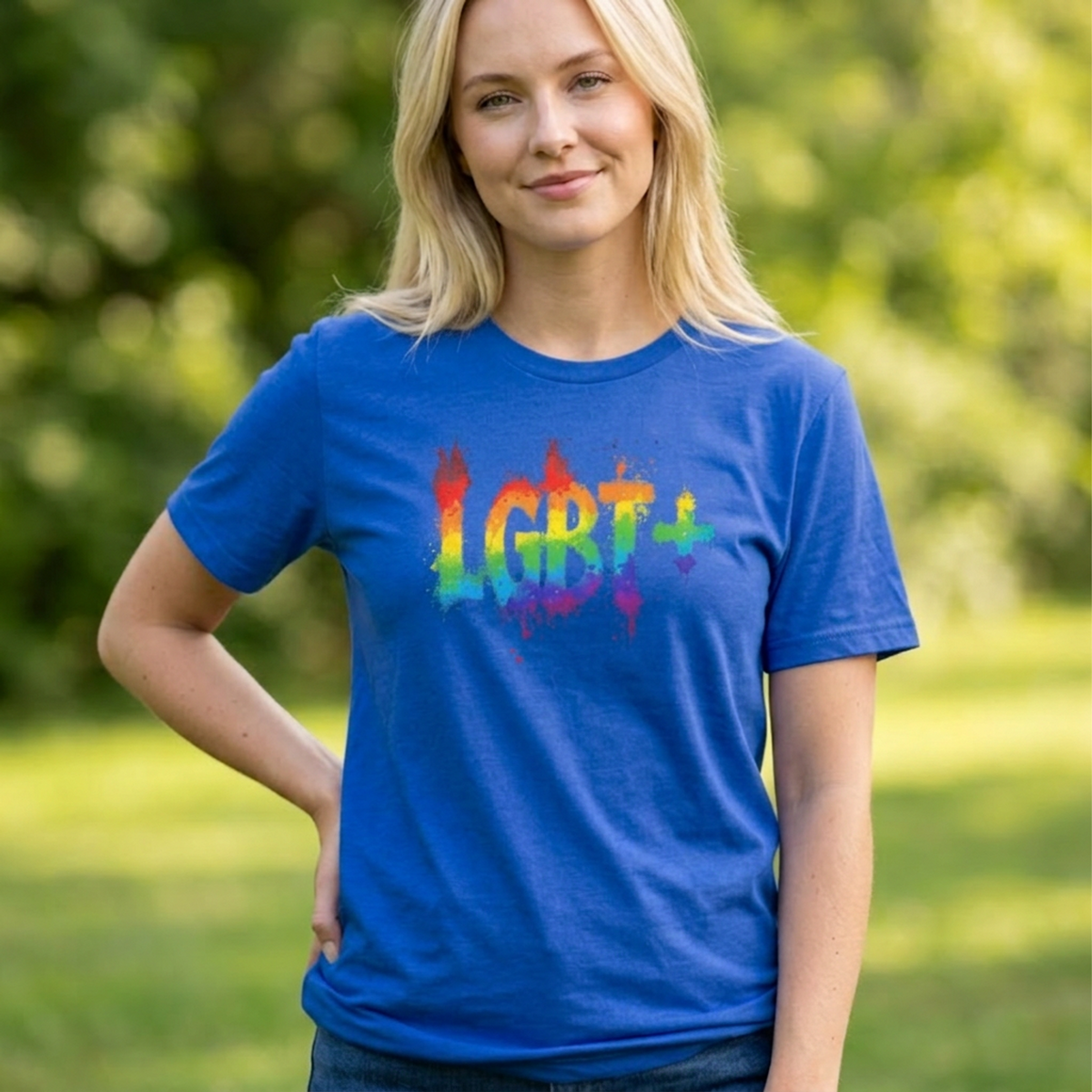 Rainbow Splatter LGBT+ Tee