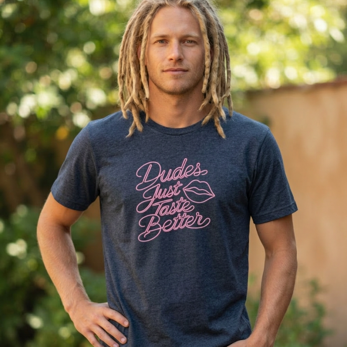 Dudes Just Taste Better Neon Tee