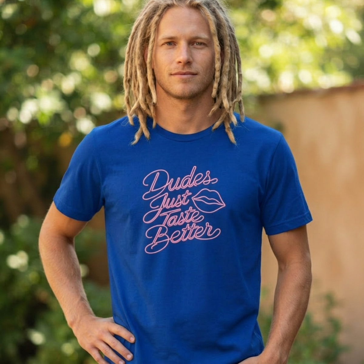 Dudes Just Taste Better Neon Tee
