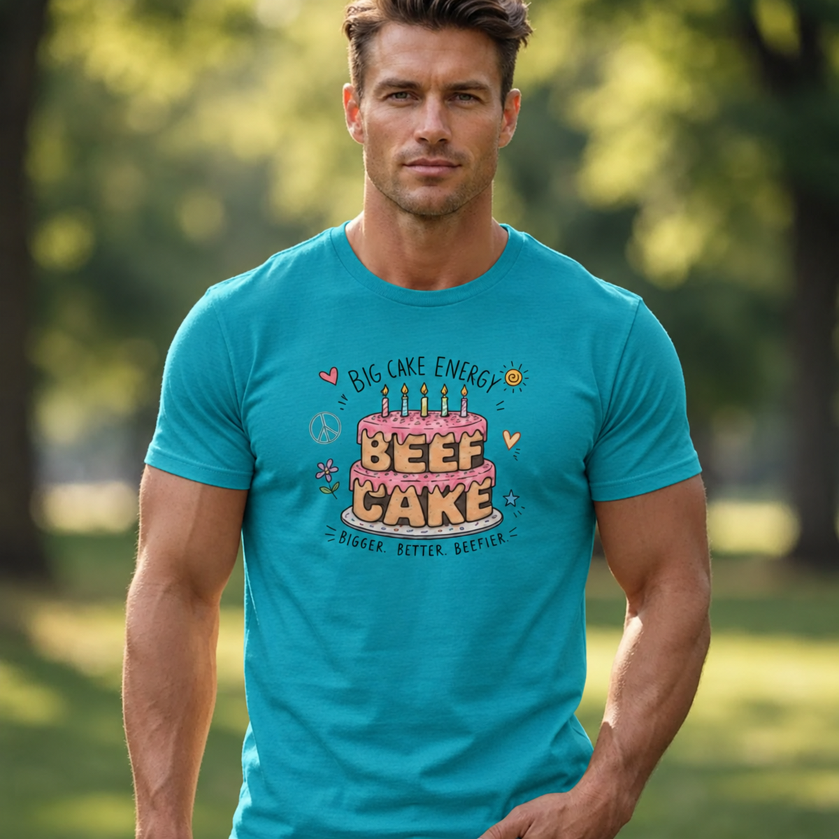 Beefcake Big Cake Energy Tee