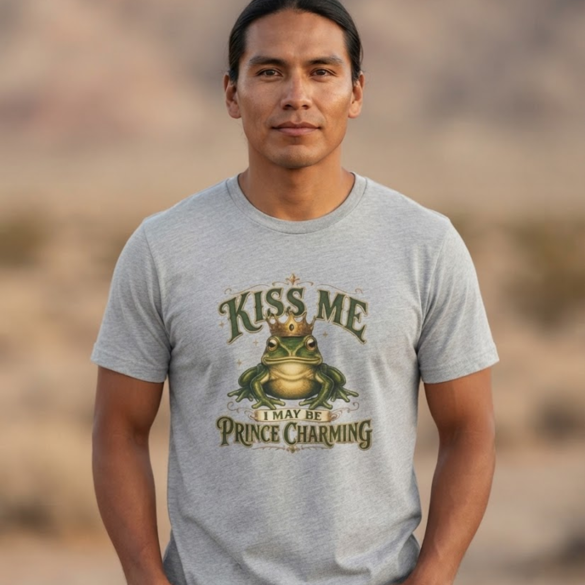 Kiss Me Prince Charming Frog Tee