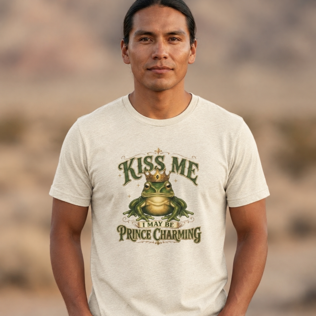 Kiss Me Prince Charming Frog Tee