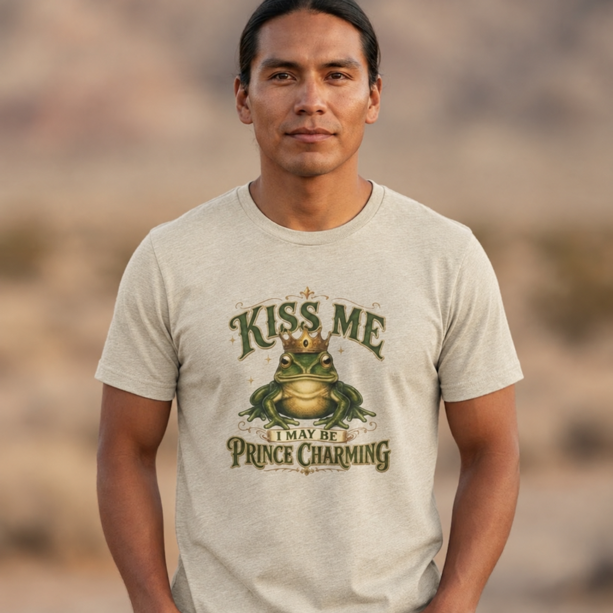 Kiss Me Prince Charming Frog Tee