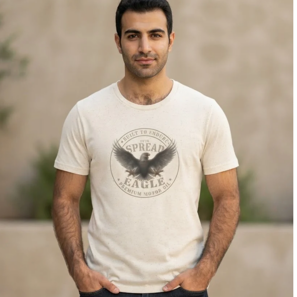 Spread Eagle Premium Motor Oil Tee