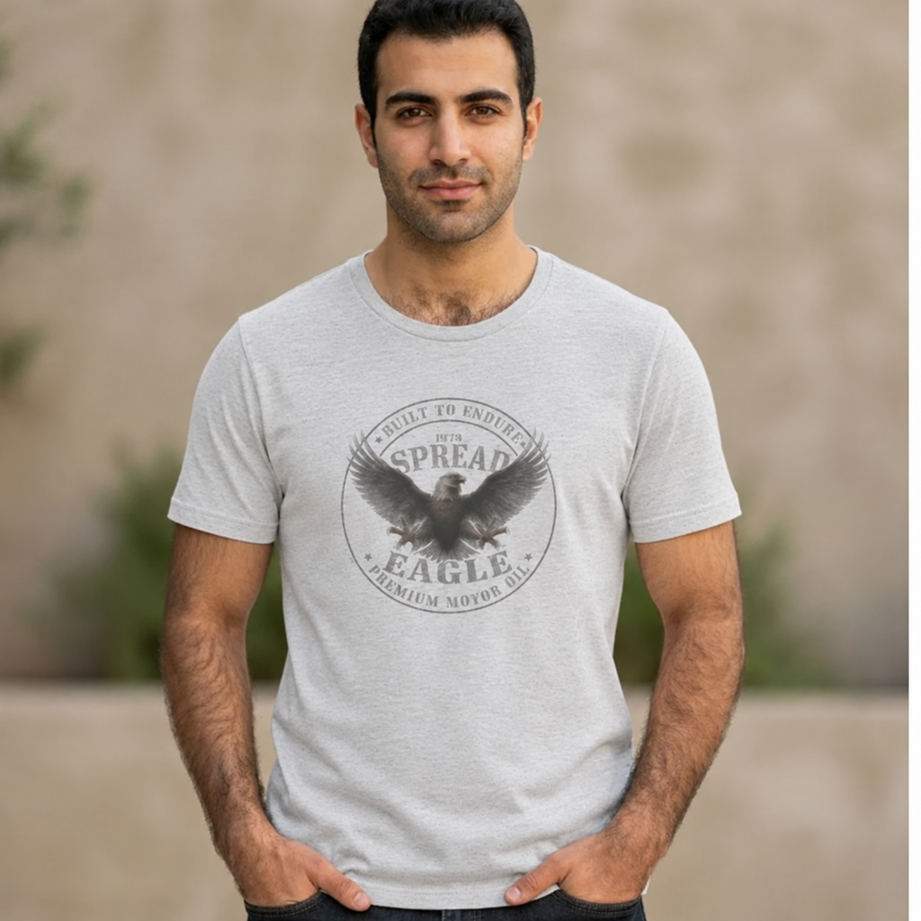 Spread Eagle Premium Motor Oil Tee