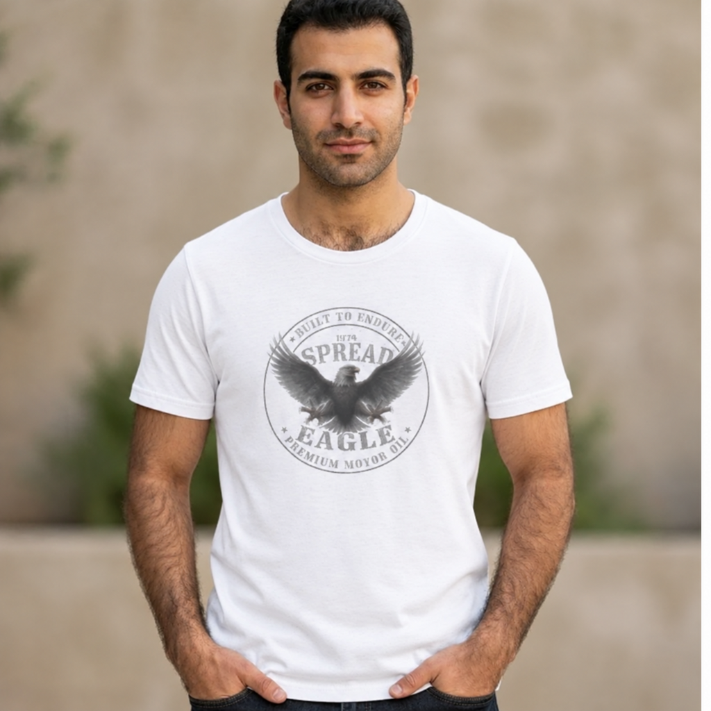 Spread Eagle Premium Motor Oil Tee