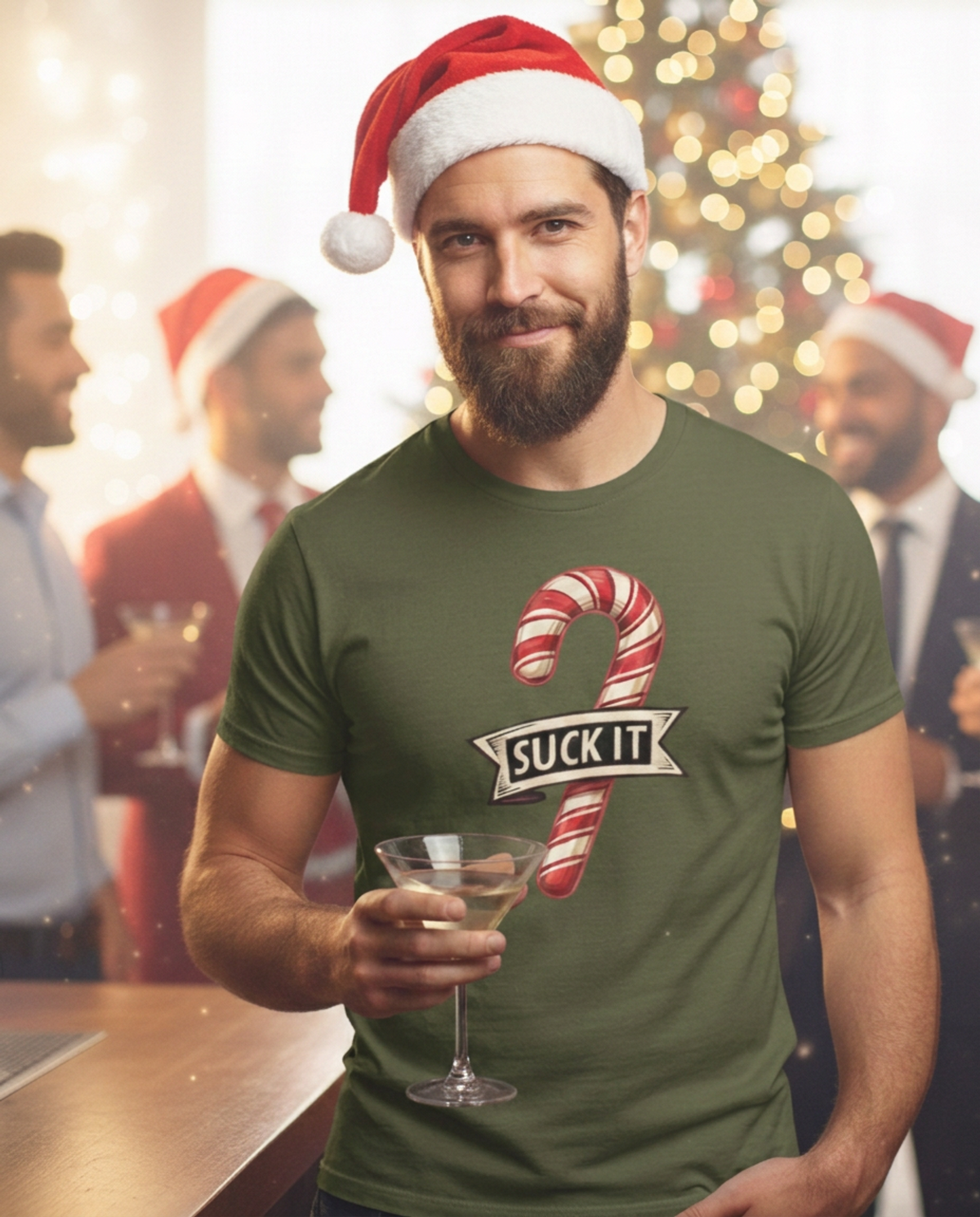 Suck It Candy Cane -Tee