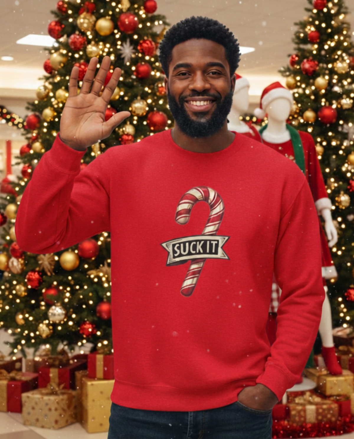 Suck It Candy Cane -Sweatshirt