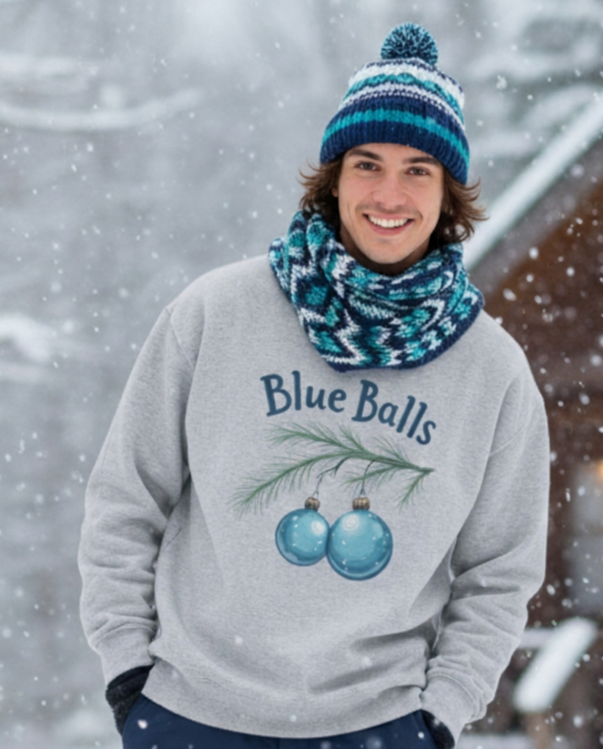 Blue Balls -Sweatshirt