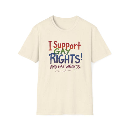 I support Gay Rights and Gay Wrongs