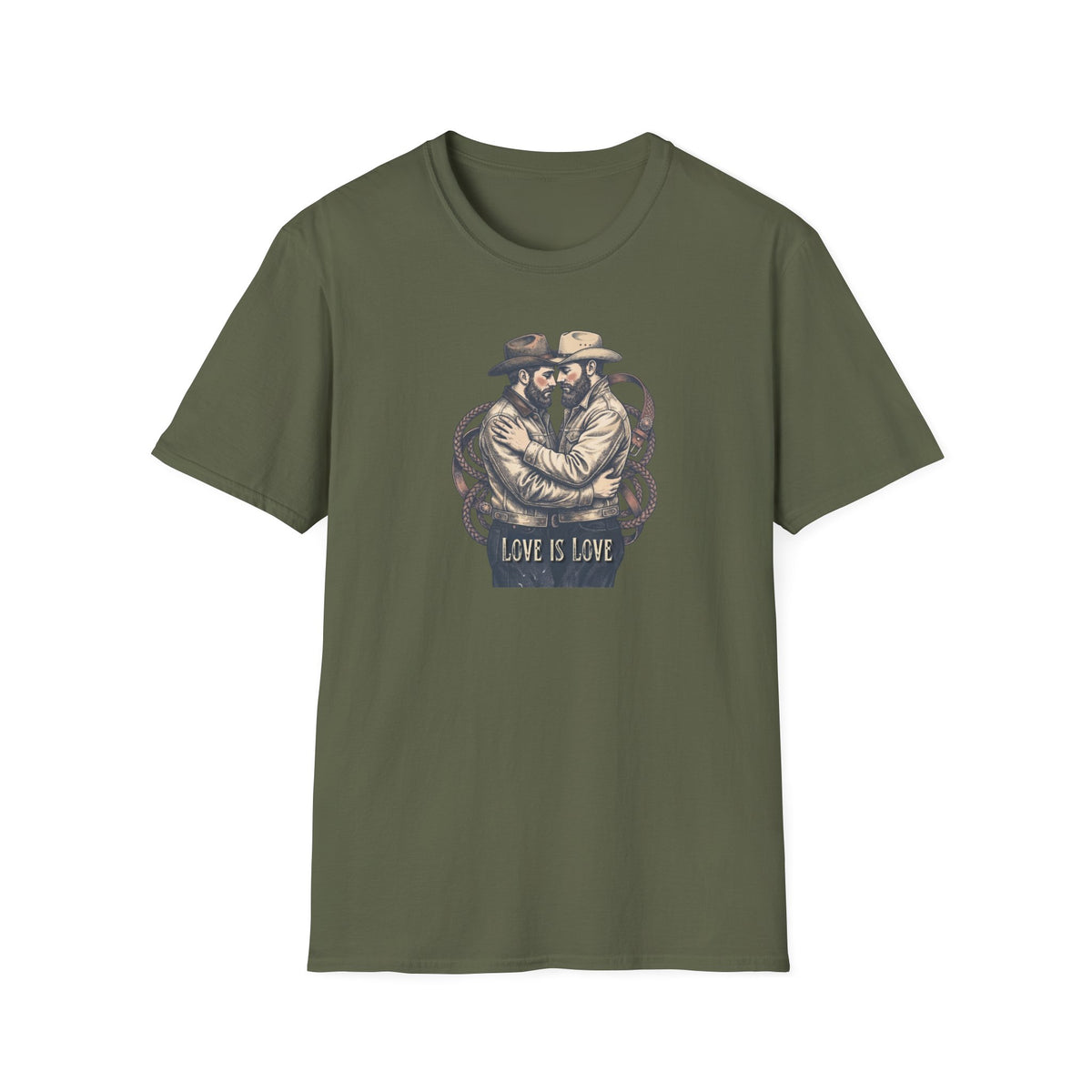 Love Is Love Vintage Cowboys Tee