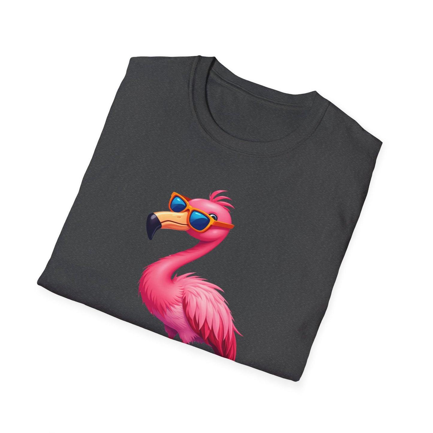 Flamingo with sunglasses