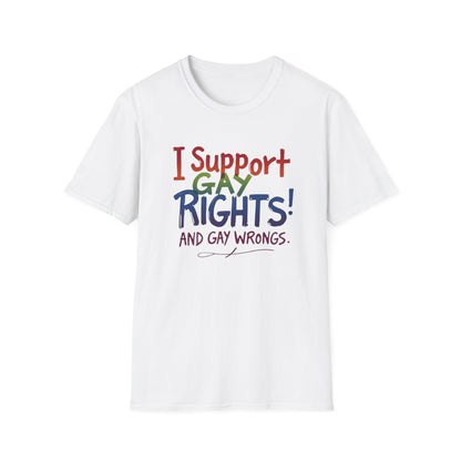 I support Gay Rights and Gay Wrongs