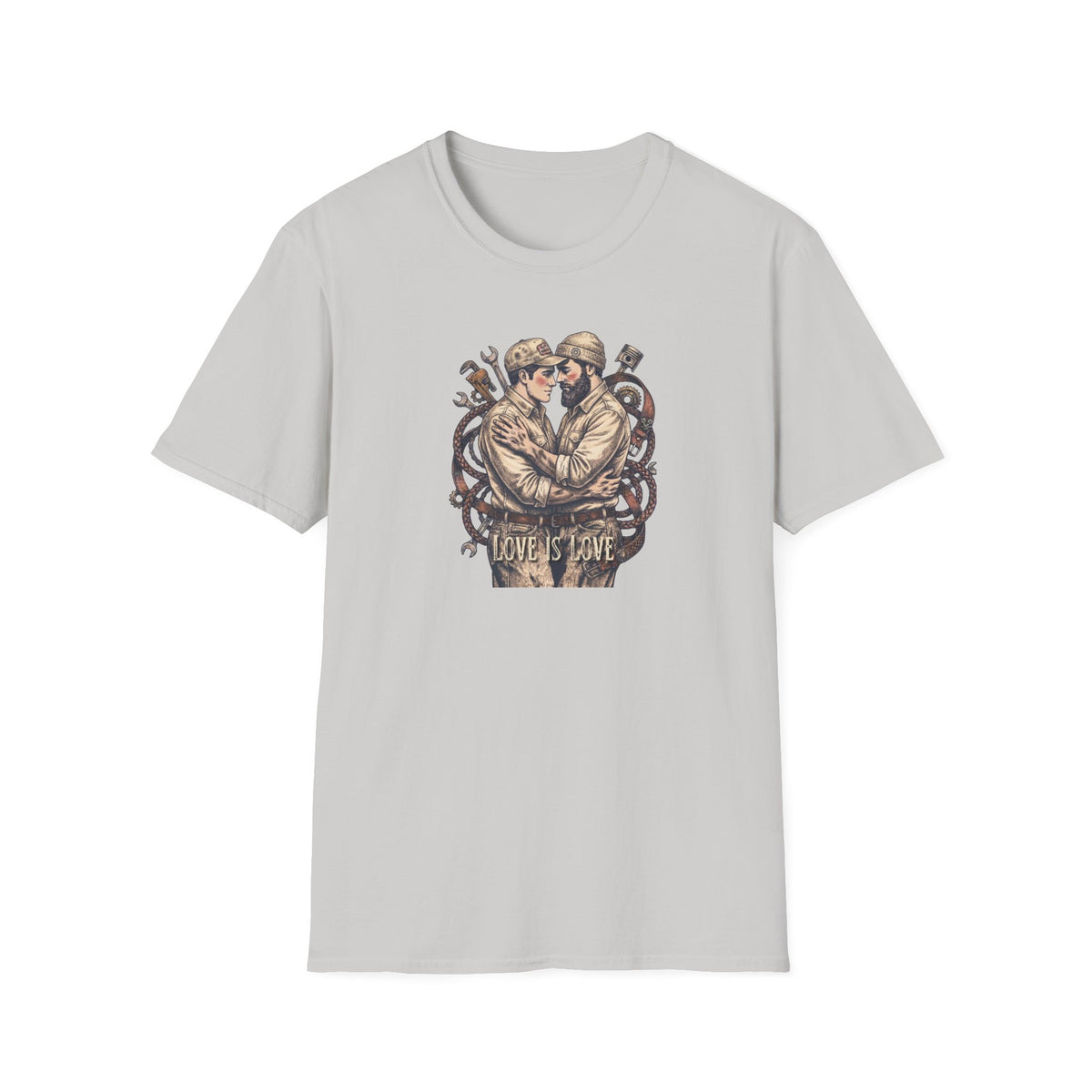 Love Is Love Vintage Mechanics Tee