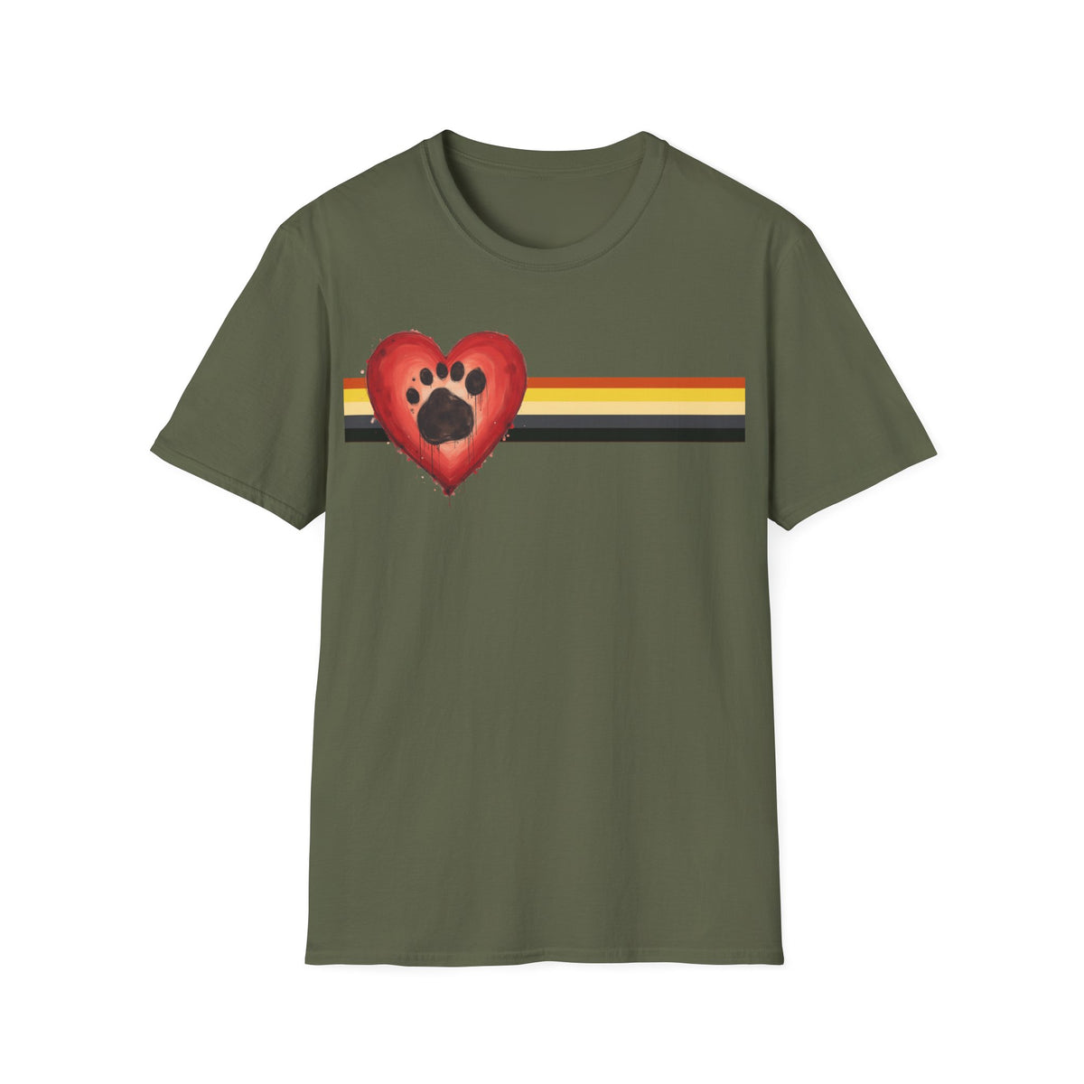 Bear Pride Heart Paw Tee