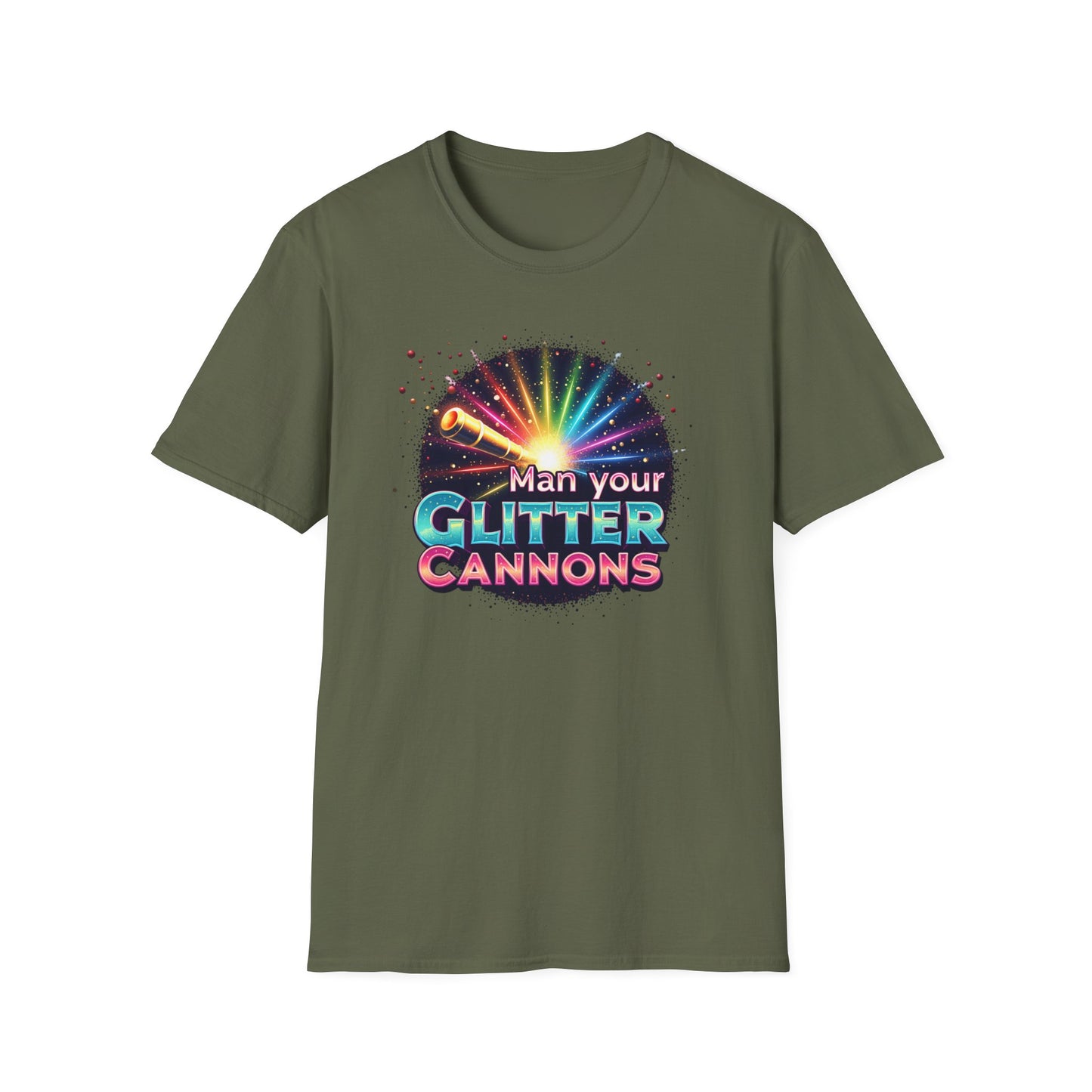 Man Your Glitter Cannon