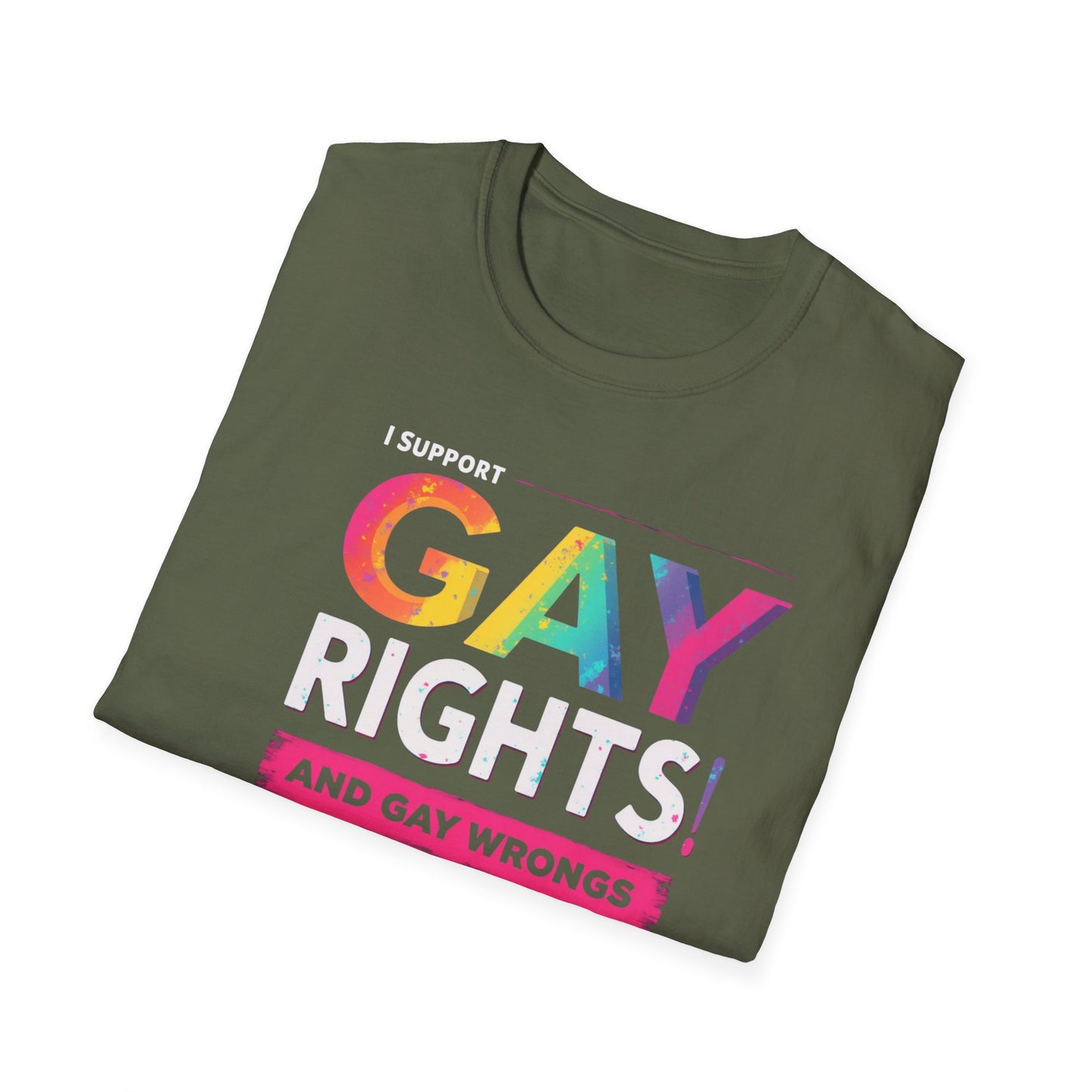 I support Gay Rights & Gay Wrongs"