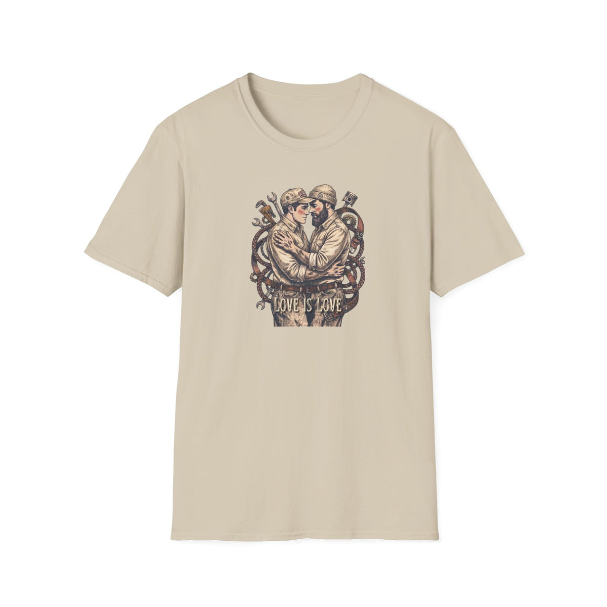 Love Is Love Vintage Mechanics Tee