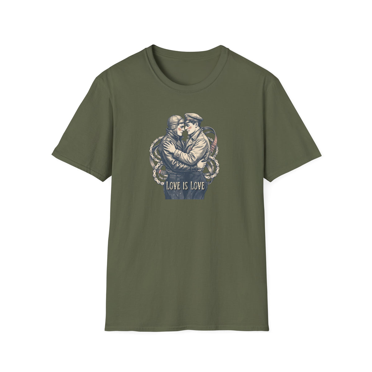 Love Is Love Vintage Bikers Tee