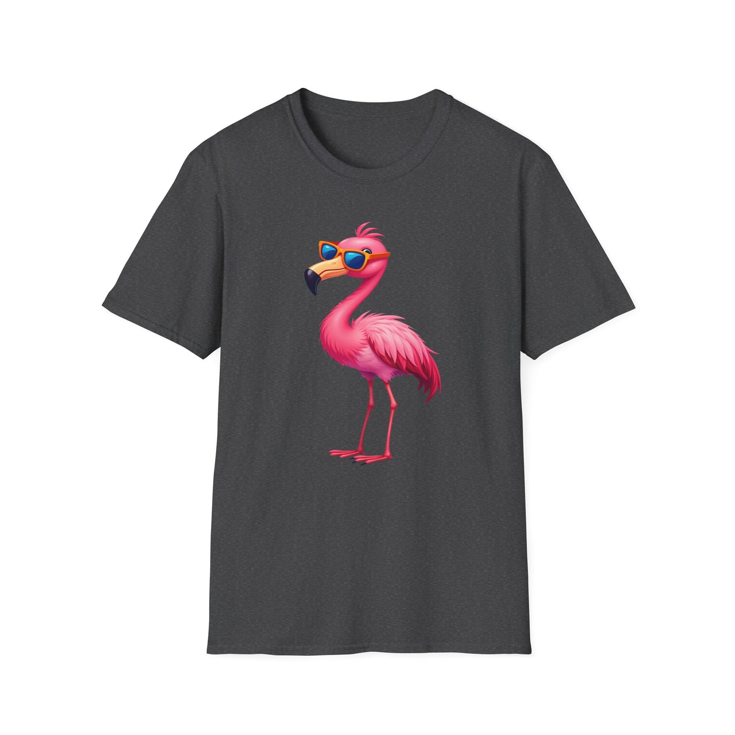 Flamingo with sunglasses