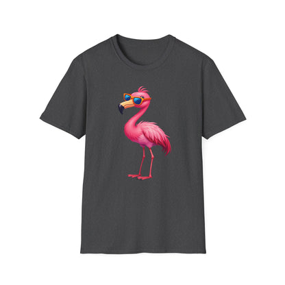 Flamingo with sunglasses