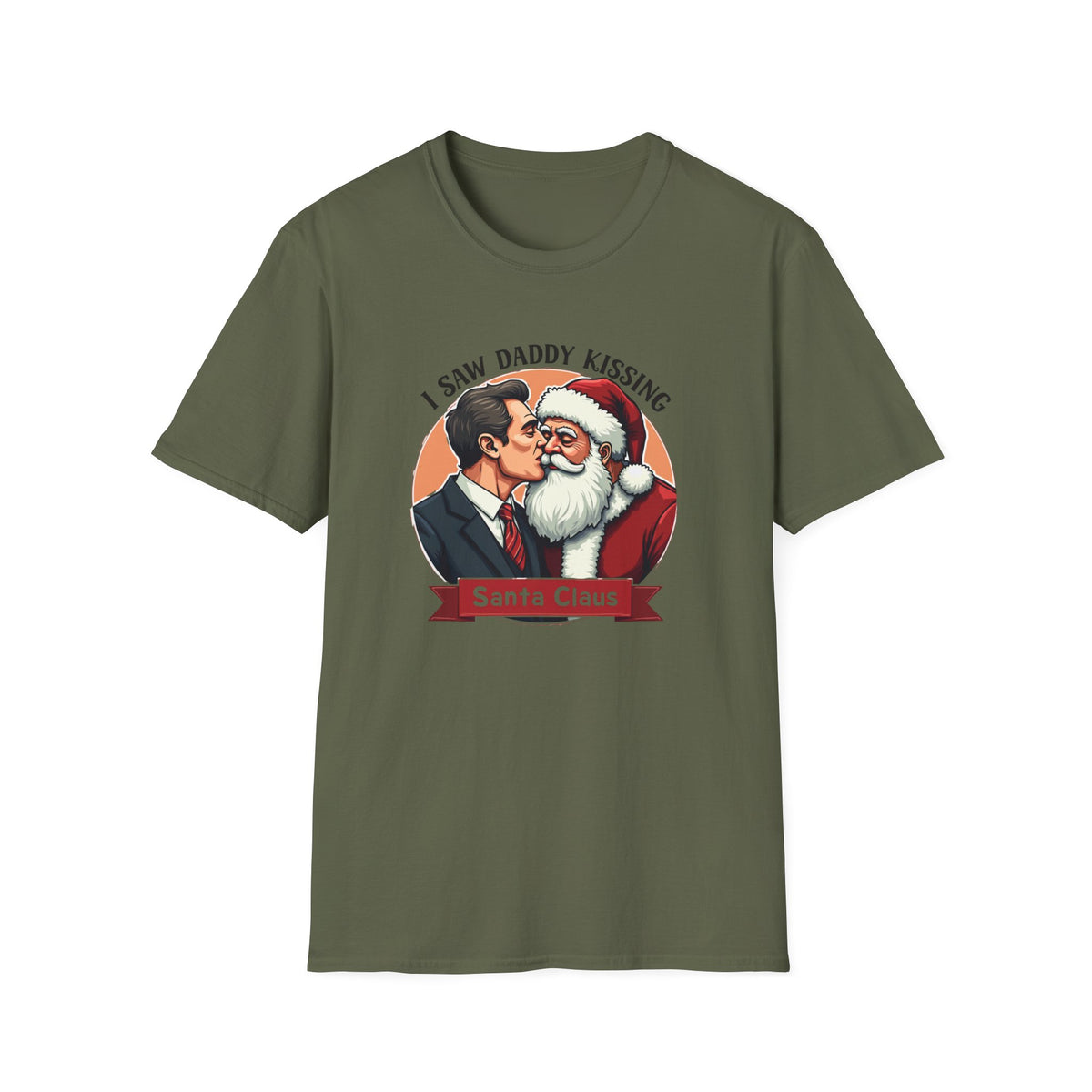 I Saw Daddy Kissing Santa Claus (Tee)