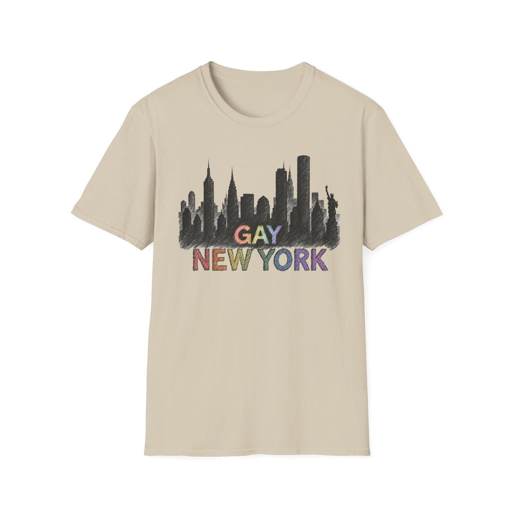 Gay New York Skyline Tee