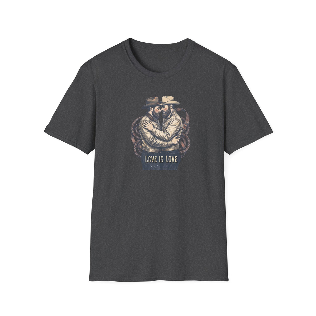 Love Is Love Vintage Cowboys Tee