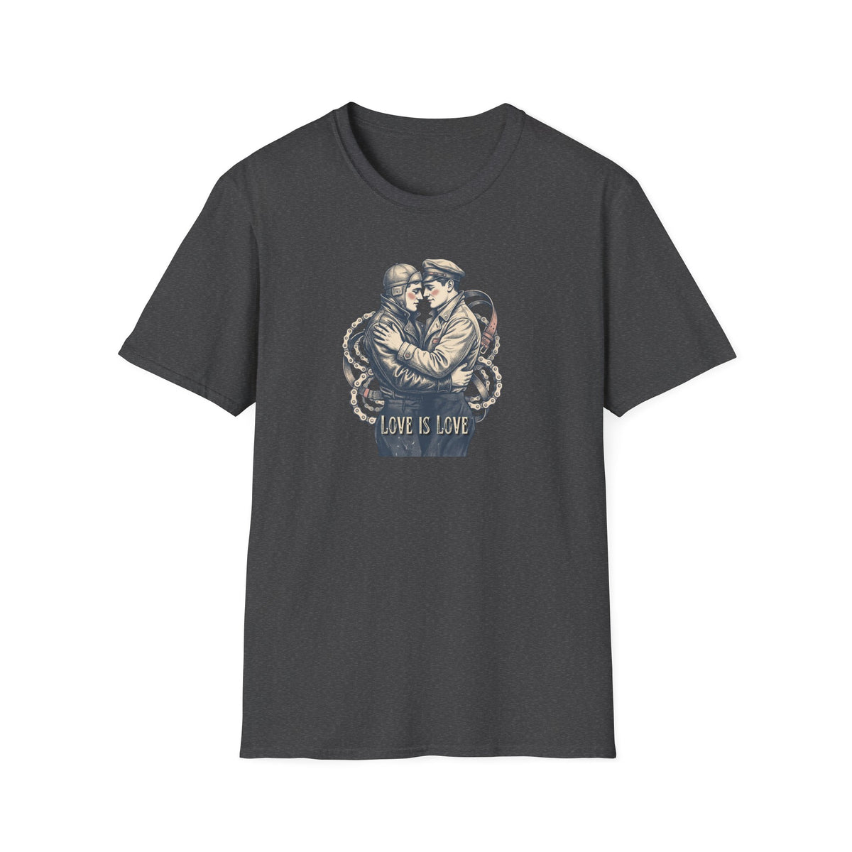 Love Is Love Vintage Bikers Tee
