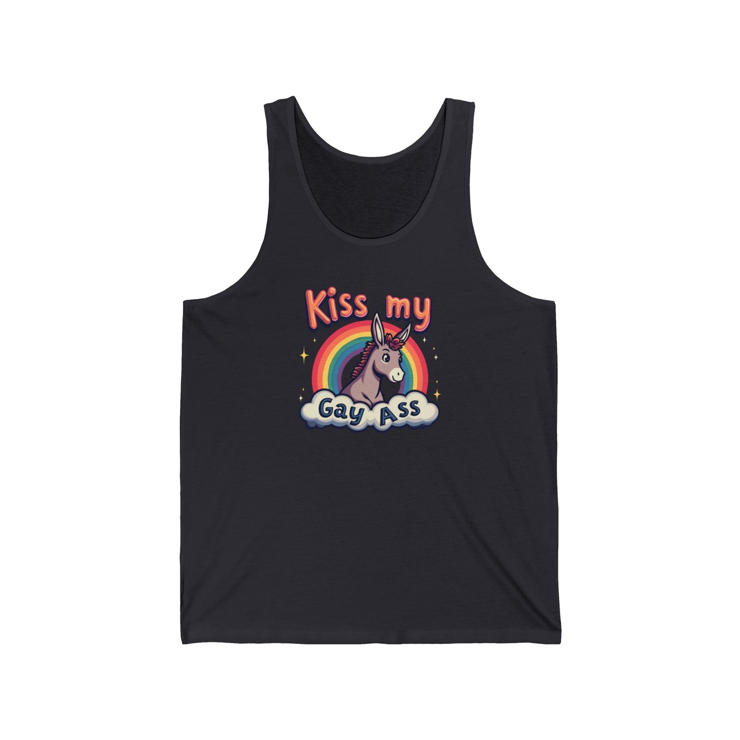 Kiss My Gay Ass Tank Top – Zero Sleeves, Zero Apologies 😈
