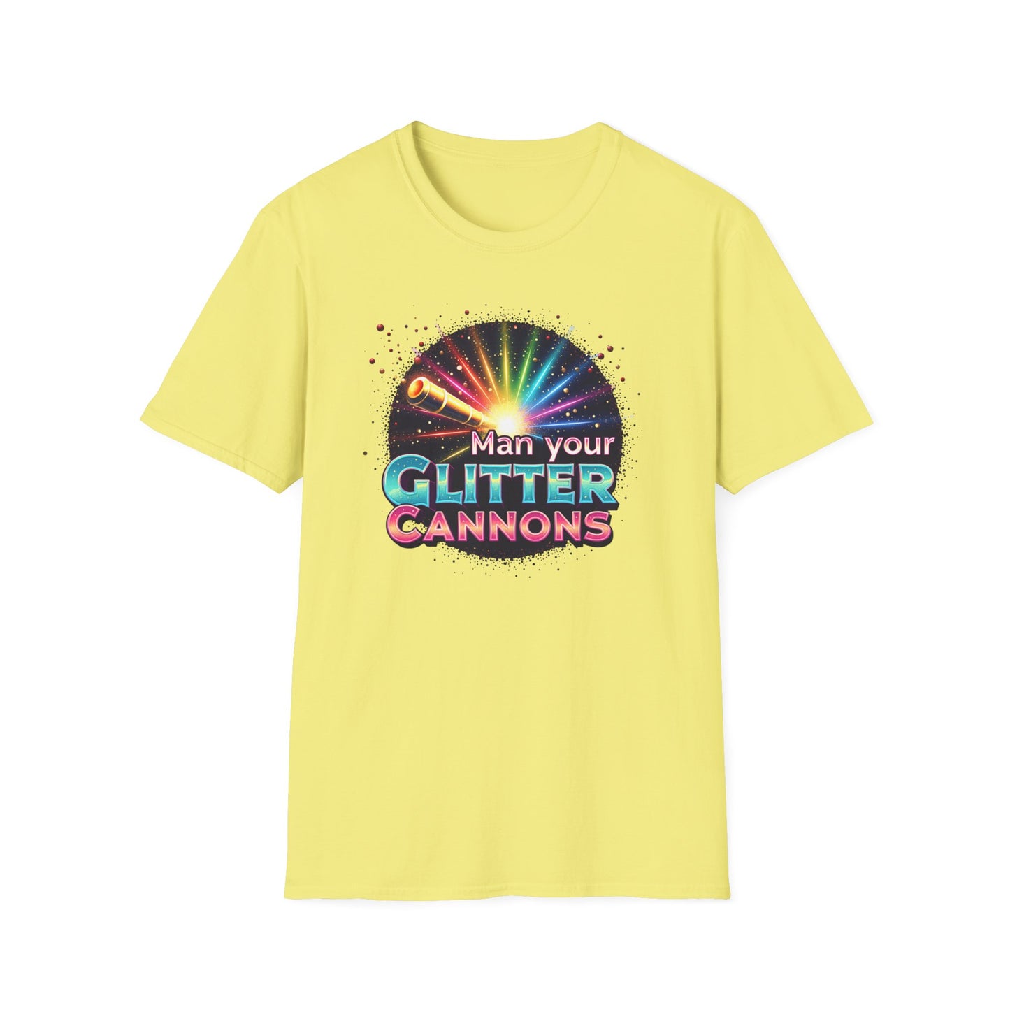Man Your Glitter Cannon
