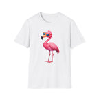 Flamingo with sunglasses