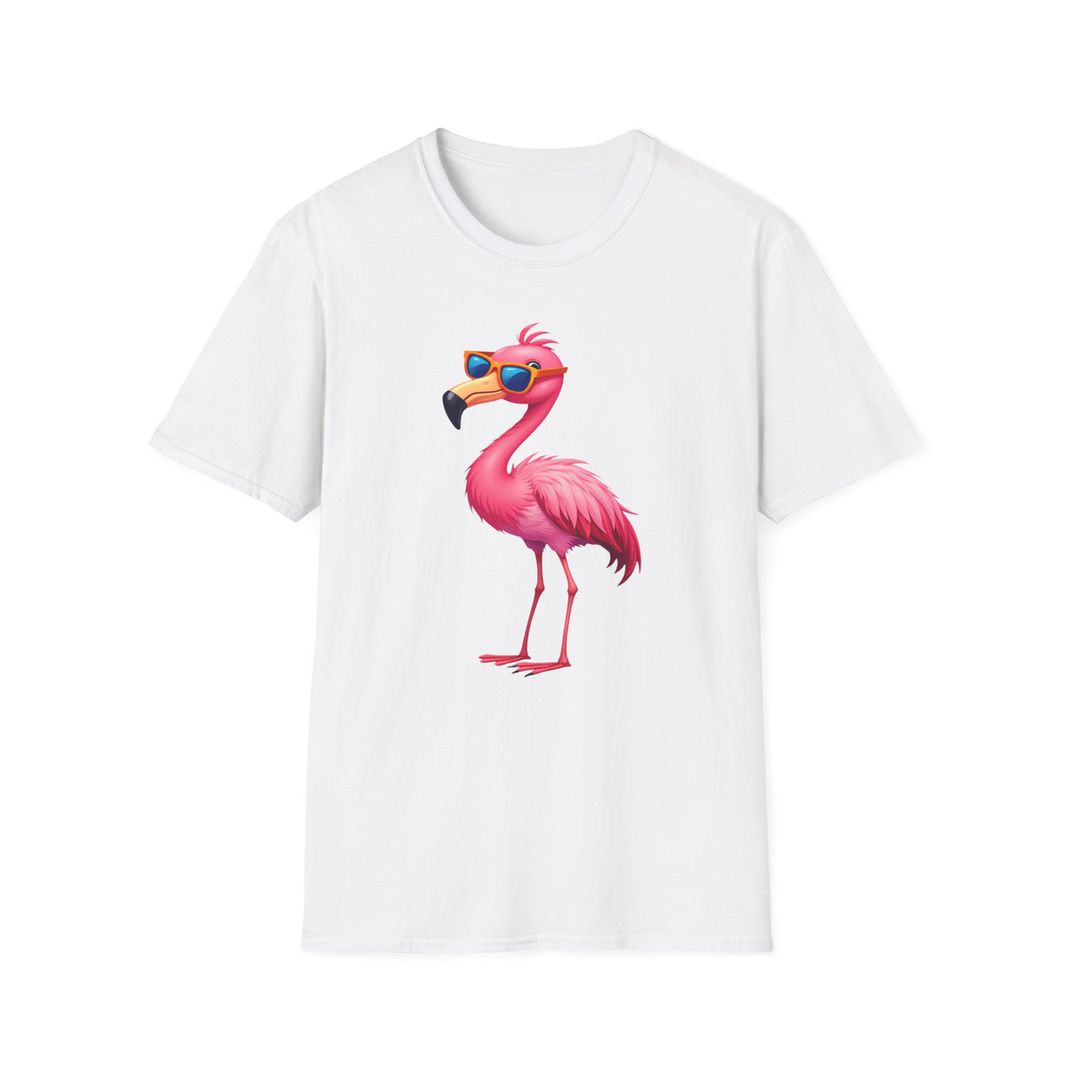 Flamingo with sunglasses
