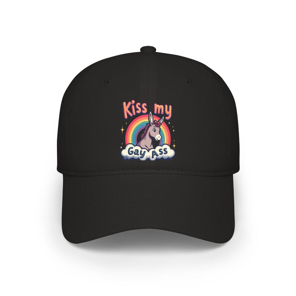 Kiss My Gay Ass -   Low Profile Baseball Cap 