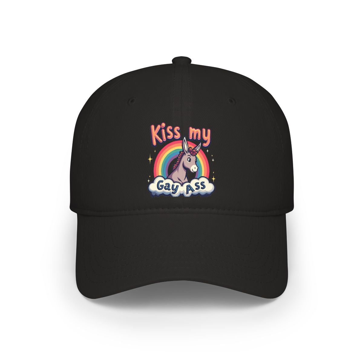Kiss My Gay Ass -   Low Profile Baseball Cap 