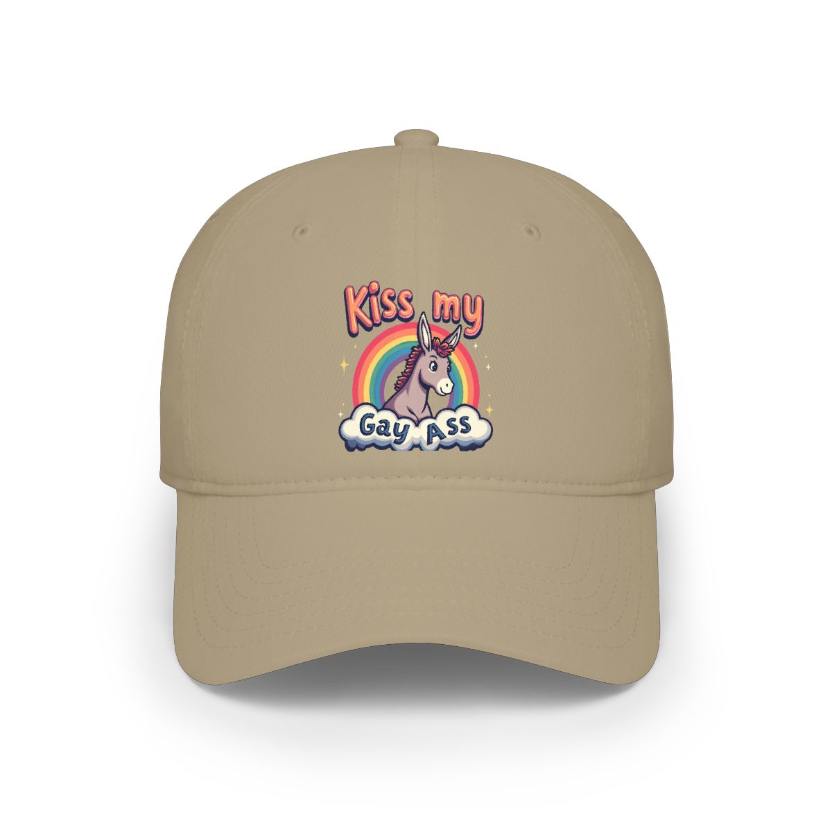 Kiss My Gay Ass -   Low Profile Baseball Cap 