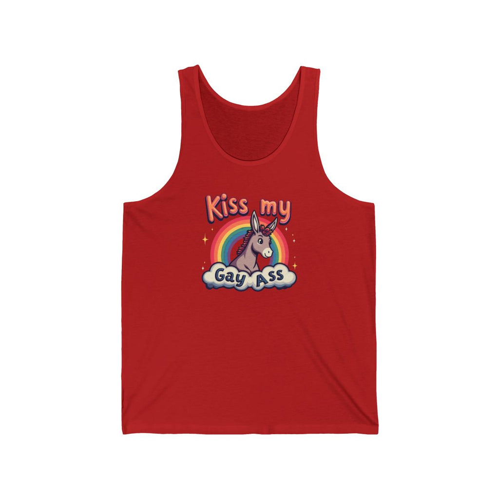 Kiss My Gay Ass Tank Top – Zero Sleeves, Zero Apologies 😈