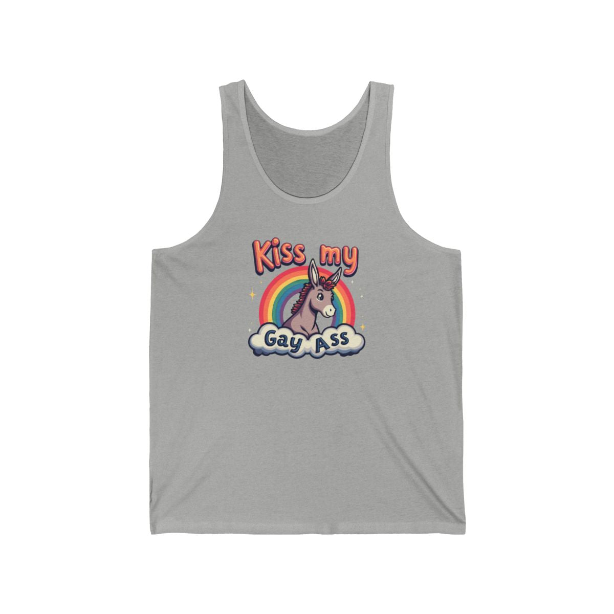 Kiss My Gay Ass Tank Top – Zero Sleeves, Zero Apologies 😈